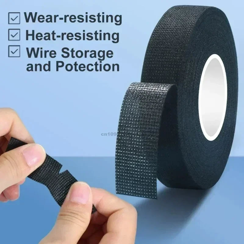 Sound Absorbing Tape Black Adhesive Electrical Soundproof Tape Electric Insulation Tape Automotive Fabric Cloth Tapes