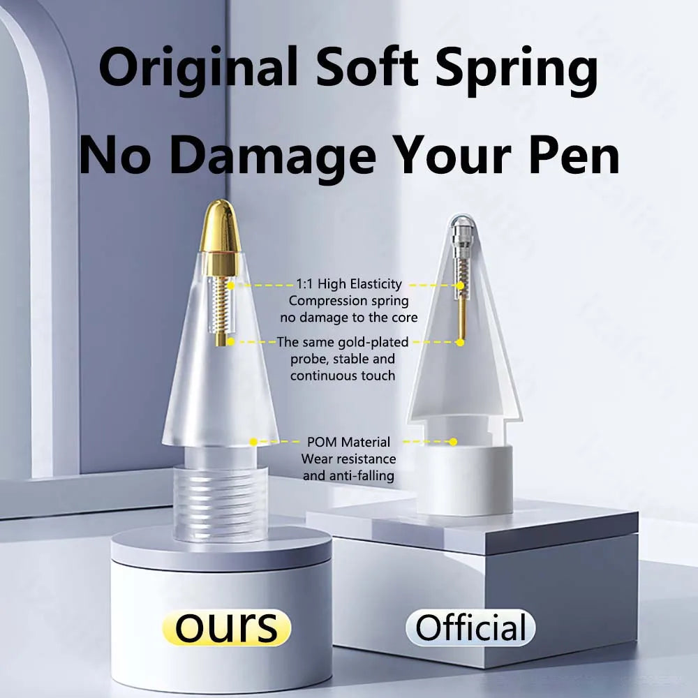 Replaceme For Apple Pencil Nib Set (1st/2nd Gen / USB-C Version)Replacement for iPad  Pro Stylus High-Wear-Resistant Upgraded