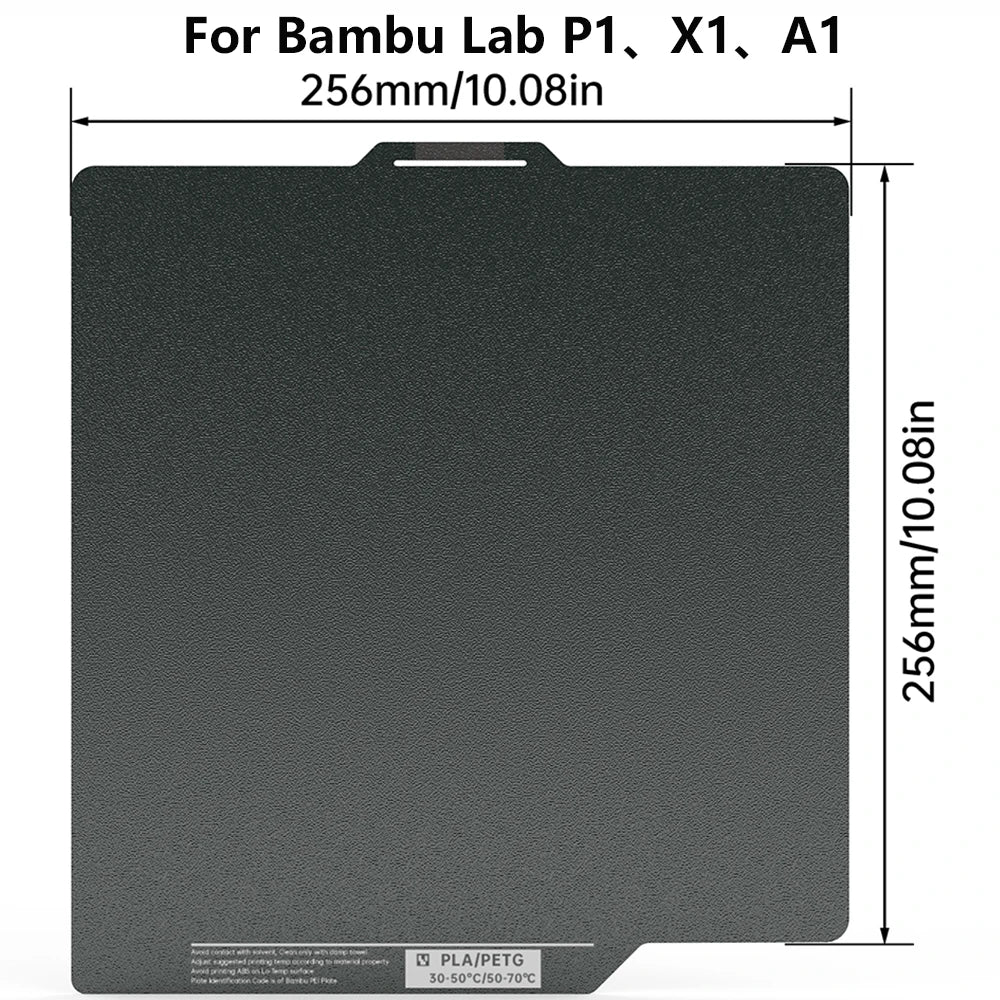 BIGTREETECH Panda Build Plate CryoGrip Pro Cool Plate For Bambu Lab P1P P1S A1 X1C X1E A1 MINI CryoGrip Sheet Spring Steel