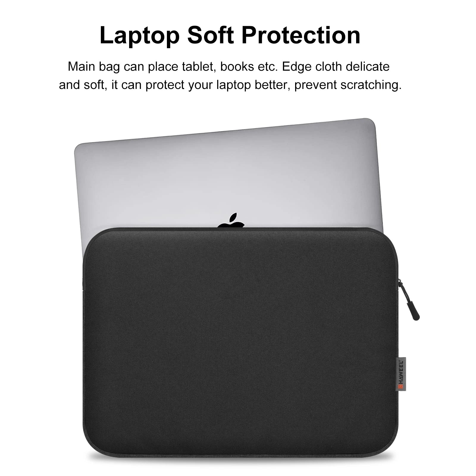 HAWEEL Laptop Sleeve Case 11 13 15 16  inch For HP DELL Notebook bag Carrying Bag Macbook Air Pro 13.3 Protective Case