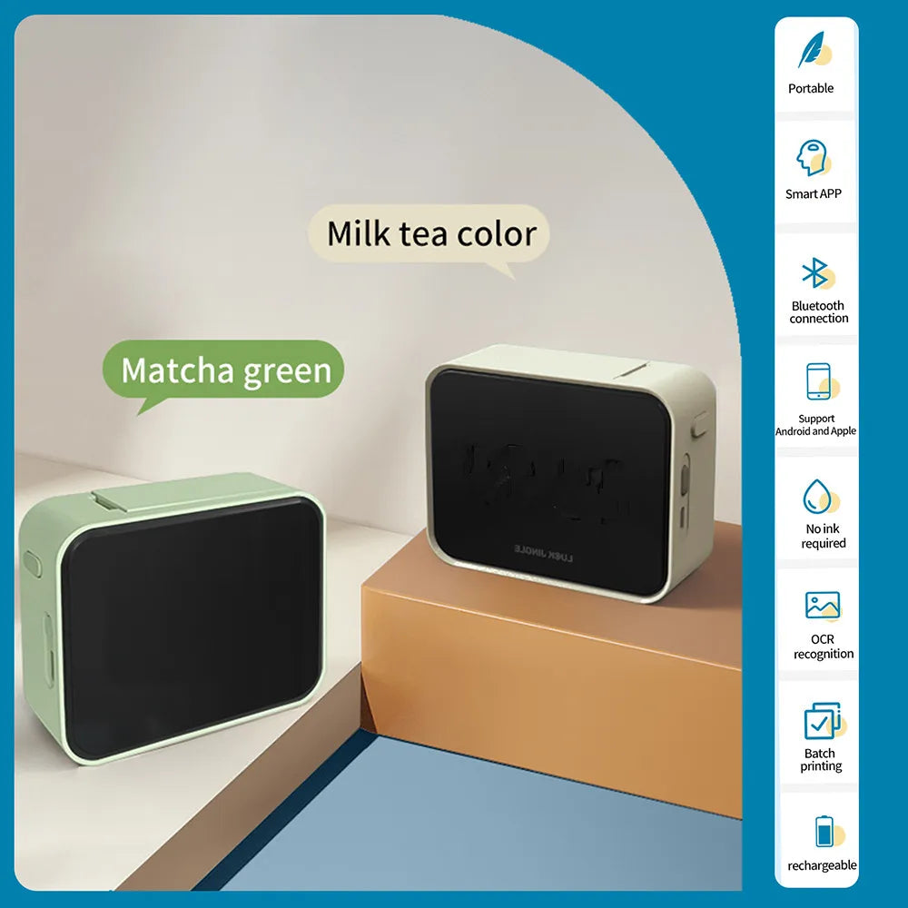 Marklife P15 Wireless Bluetooth Label Printer Portable Thermal Printer Similar as D11 D110 D101 Label Machine Mini Label Maker