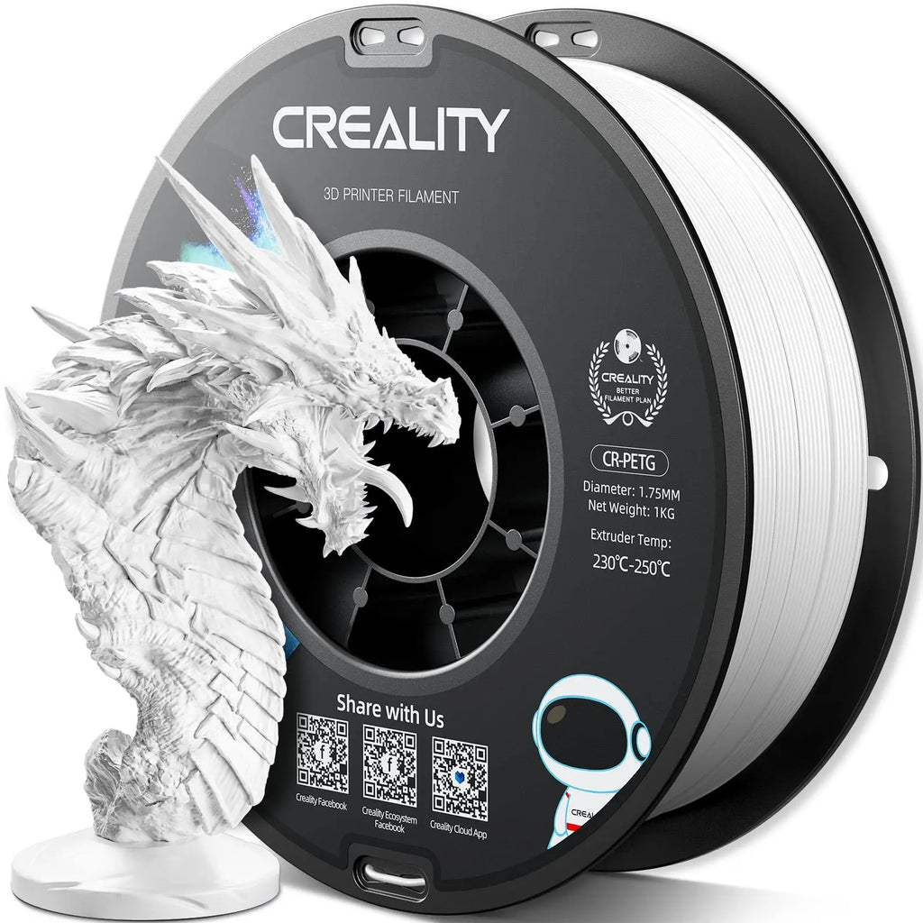 Creality Official PETG 3D Printer Filament 1.75mm 12 rolls Bundle  High Precision Strong Toughness Odorless Flow Moistureproof