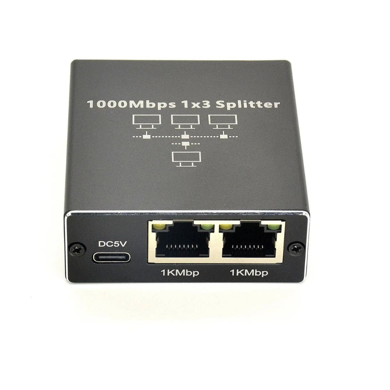 Extender Plug Extension Network Splitter 1000Mbps Hub 1 to 2 RJ45 Adapter Gigabit Converter Internet Ethernet 8P8C Set-Top