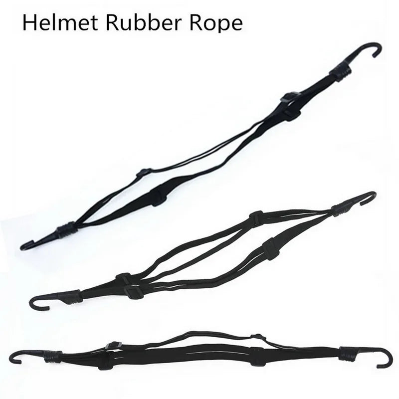 Motorcycle Helmet Net Luggage Straps Motorcycle Accessories Hooks Helmet Straps Retractable Helmet Rope Fixed Strap Net Belt
