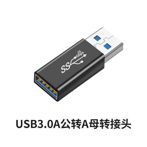 90 Degree USB 3.0 Male to Female Right Angle Extension Adapter USB Upward Elbow Adapter 10Gbps For Laptop PC Connector Converte