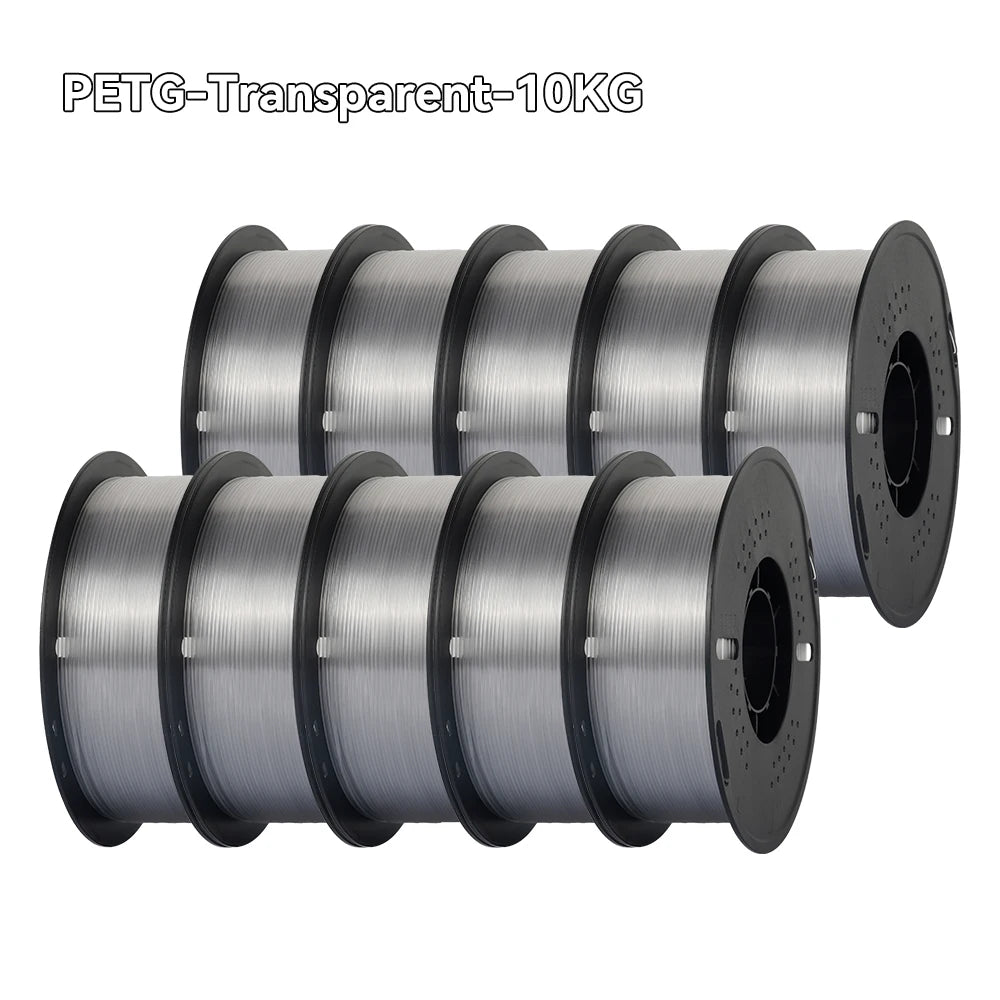 10KG 1.75mm PETG Filament Tangle-Free, High Quality 3D Printing Eco-friendly Plastic Consumables 22LBS, vacuum packaging 3D Prin