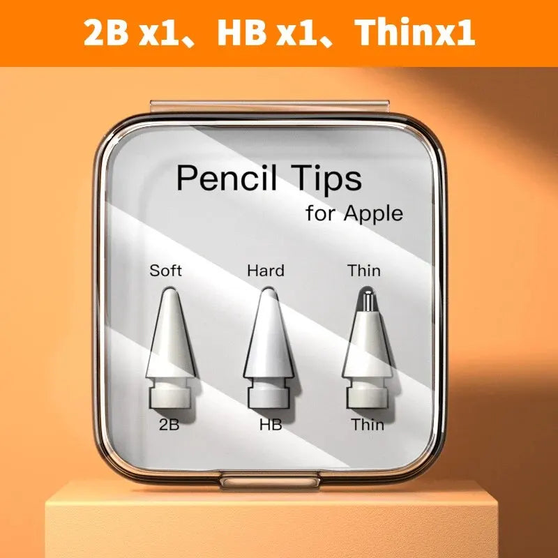 For Apple Pencil Pen Nib Pencil Case For Apple Pencil Tip 2B HB 3.0 Soft Hard For Apple Pencil 1st 2nd Generation Accessories
