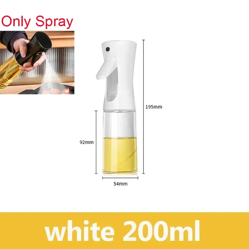 Olive Oil Mister Spray Bottle for Cooking - Cooking Oil Spray Bottle  Air Fryer Accessories - Refillable Glass Dispenser