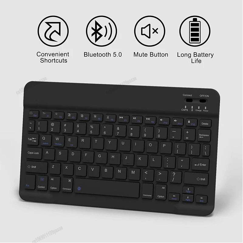 For Samsung Galaxy Tab A9 Plus 11 A8 Case Detachable Keyboard Galaxy Tab S6 S10 LITE S9 FE 10.9 10.4 S7 S8 S11 11 PLUS 12.4 13.1