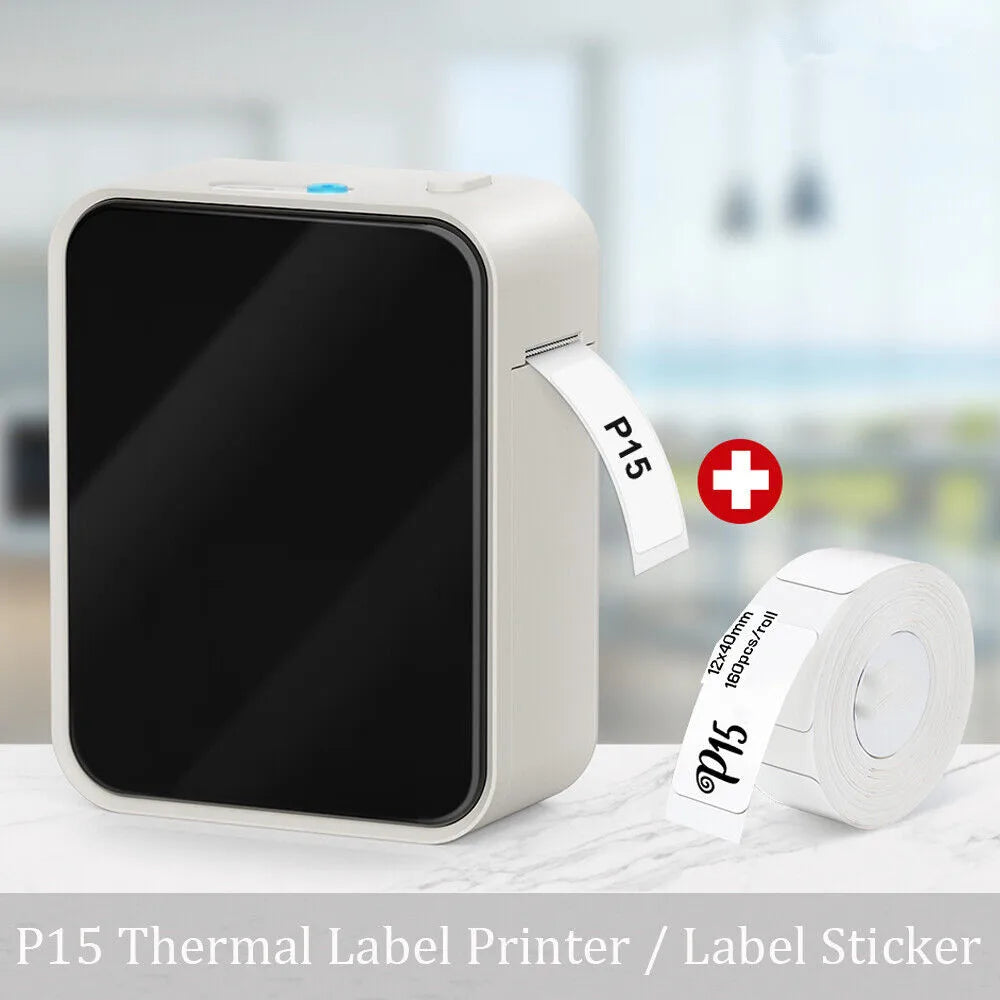 Marklife P15 Wireless Bluetooth Label Printer Portable Thermal Printer Similar as D11 D110 D101 Label Machine Mini Label Maker