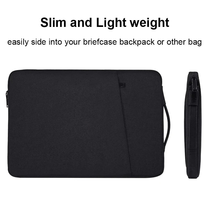 Laptop Sleeve Handbag Case 13, 13.3, 14, 15, 15.6 15.4 Inch for Macbook Pro Air Waterproof Notebook Cover Lenovo ASUS Huawei Bag
