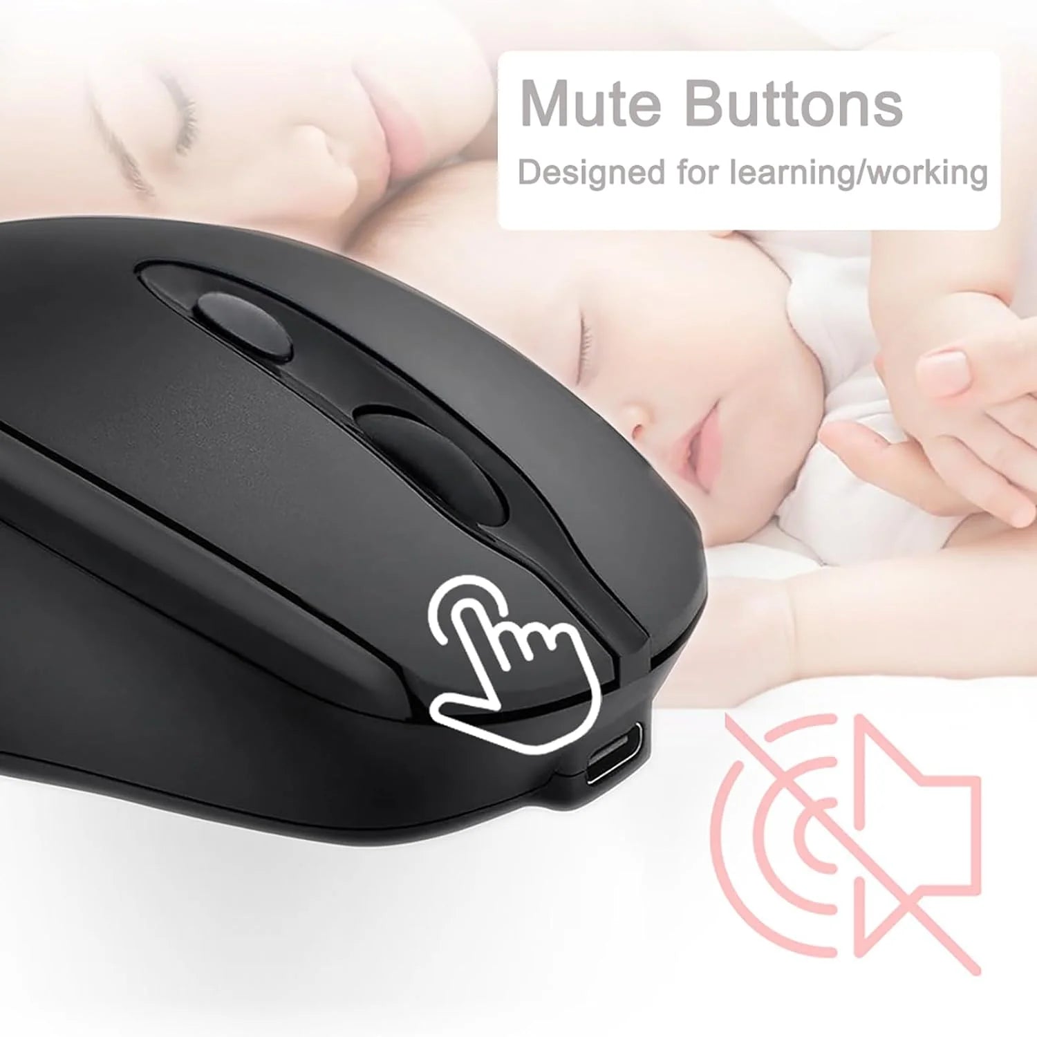 Rechargeable Wireless Mouse 2.4G Bluetooth-Compatible Wireless Computer Mouse USB Silent Gamer Mice For PC Laptop Macbook Tablet