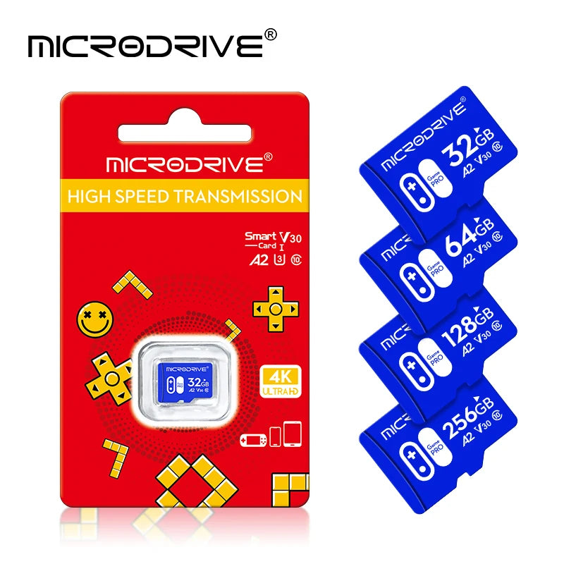 Original Memory Cards 128GB 64GB 32GB High Speed Flash Card 256GB Micro TF/SD Cards for Tablet/mobile phone/Monitoring equipment