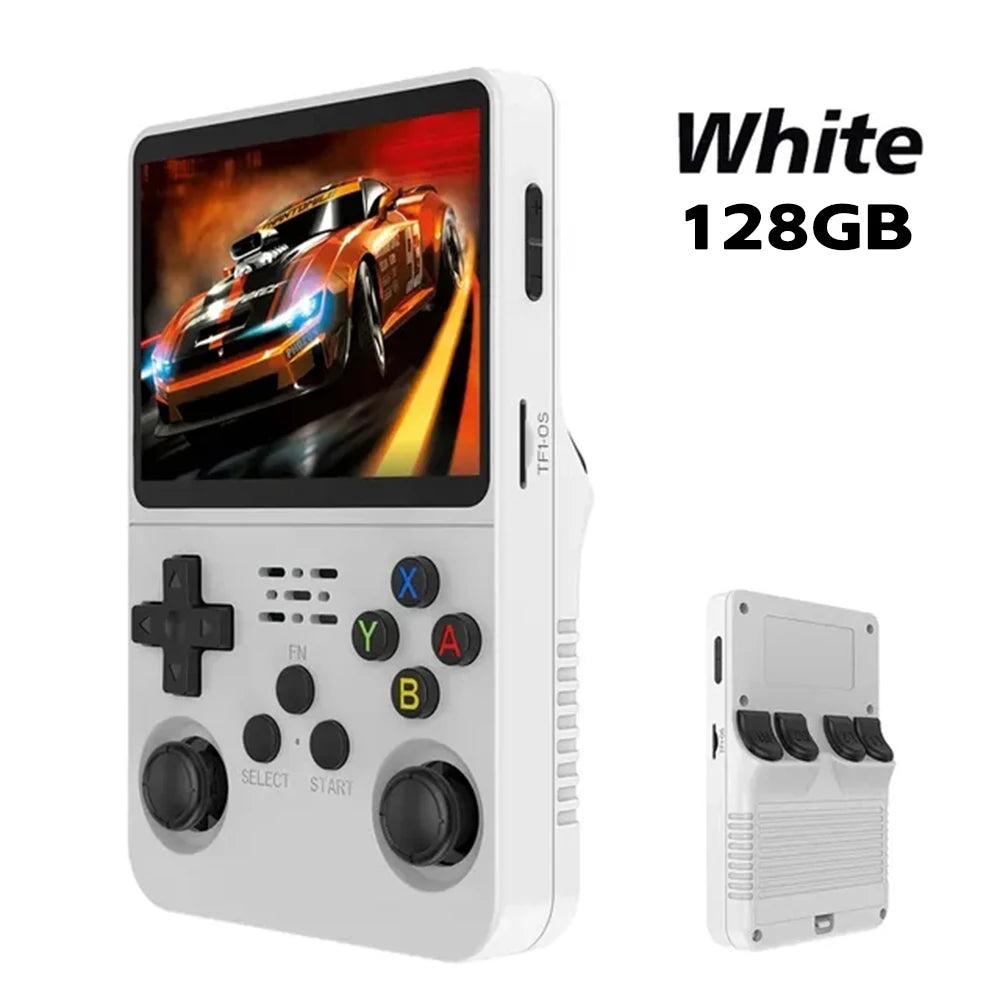 R36S Retro Handheld Video Game Console Linux System 3.5 Inch IPS Screen Portable Player 64GB GamesMultiple colors are available