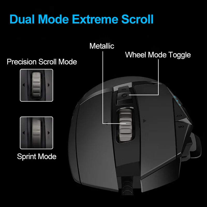Logitech G502hero Master Wired Gaming Mouse 502 Esports Machinery Eat Chicken Macro CS Programming Peripheral