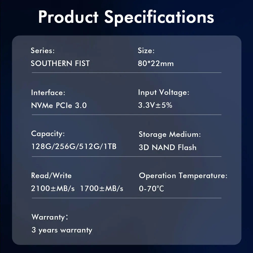 HUADISK Ssd Nvme M2 Pcie Gen3 Hard Drive Disk 128gb 256gb 512gb 1tb Internal Hard Drive For Notebook Desktop