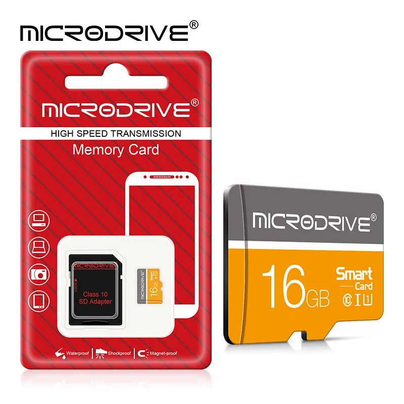 Micro TF/SD Card 128GB Class 10 16GB 32GB 64GB 256GB Memory Cards for Camare Phone Mini TF Card