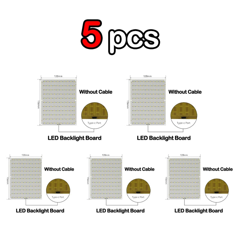 For Bambu Lab Lithophane Led Panel CMYK LED Backlight Board PLA Basic CMYK Lithophane Bundle 3D Print Lithophane Photo DIY