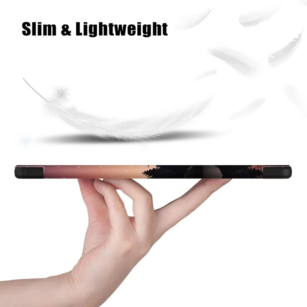 For Samsung Galaxy Tab A9 2023 Case 8.7 inch Magnetic Tri-Folding PU Leather Stand Cover for Galaxy Tab A9 SM-X110 X115 Tablet