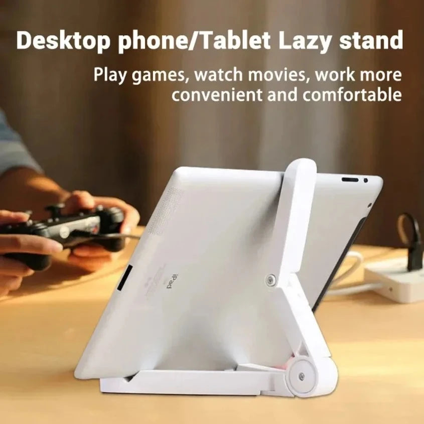Portable Tablet Phone Folding Triangular Phone Stand Easy To Carry Mobile Phone Fixed Tablet Stand For Samsung Xiaomi iPad Stand