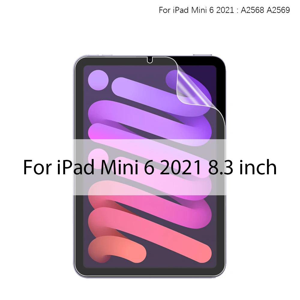 Matte Screen Protector For iPad Air 5 4 3 2 9.7 10.5 2021 Like Paper Film Pro 11 12.9 2022 10.2 8th 9 9th 10th Gen Mini 6 Write