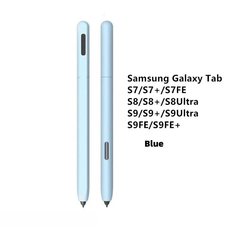 Silicone Pencil Case Tablet Touch Stylus Pen Cover Solid Color for Samsung Galaxy Tab S6 Lite S Pen S7 FE S8 Ultra S9 Plus