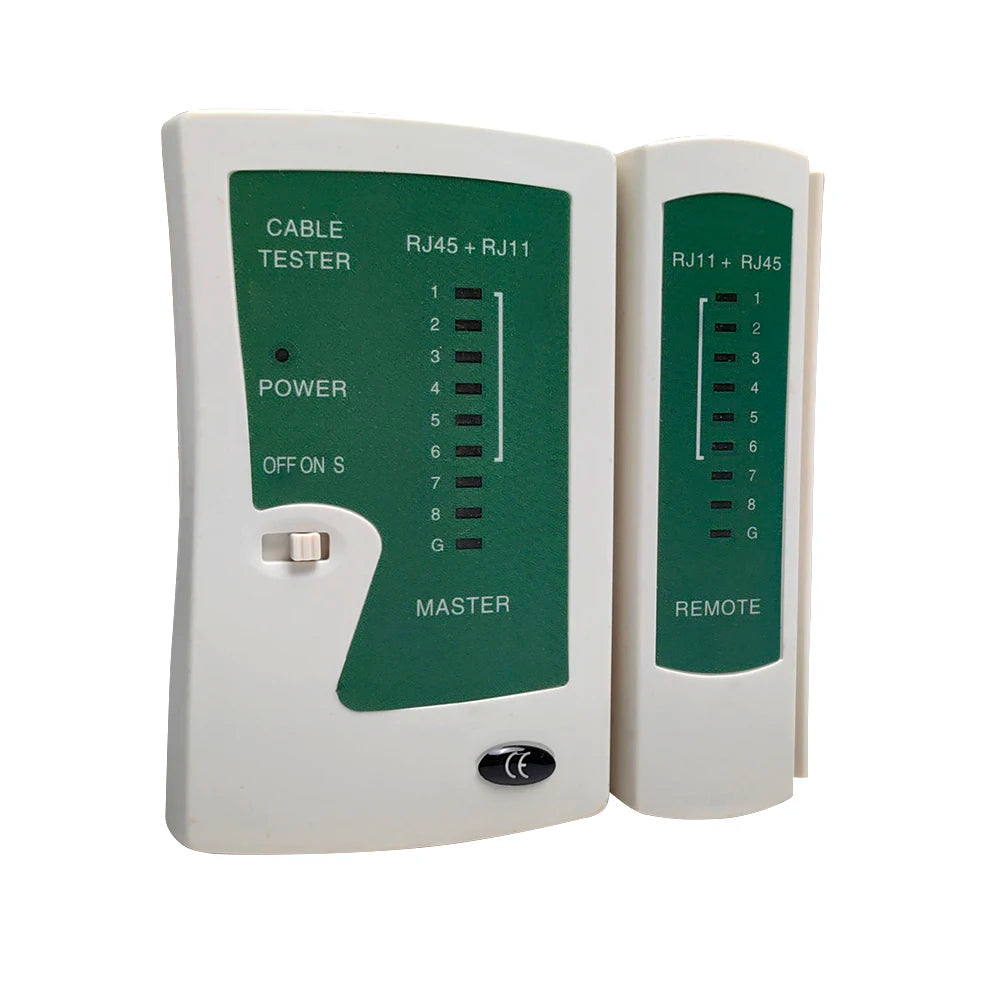 Network Ethernet Cable Tester for RJ11 RJ12 LAN RJ45 Cat5 Cat5e Cat6 Cat6a Cat7 UTP/ STP Shielded Cable and RJ11 RJ12 Telephone