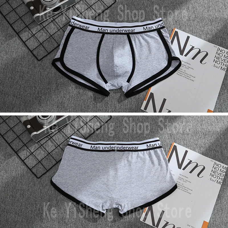 Men's Sports Boxing Shorts Underwear S M L XL Breathable Fitness Sports Men's boxers underwear Boxers Comfortable