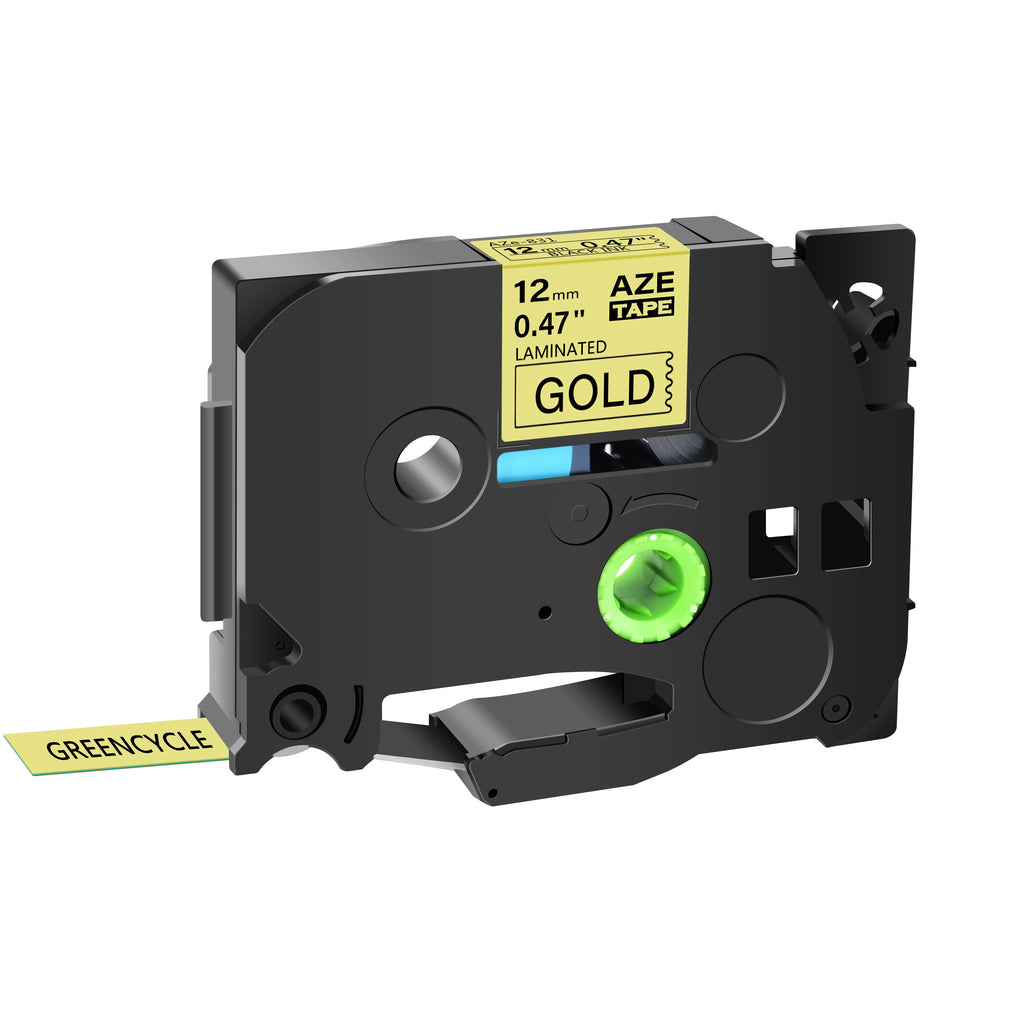 GREENCYCLE 1Pcs 6mm/9mm/12mm 231 Label Tape Compatible for Brother P-Touch Label Maker for TZ TZE 131 231 431 531 631 731 Ribbon