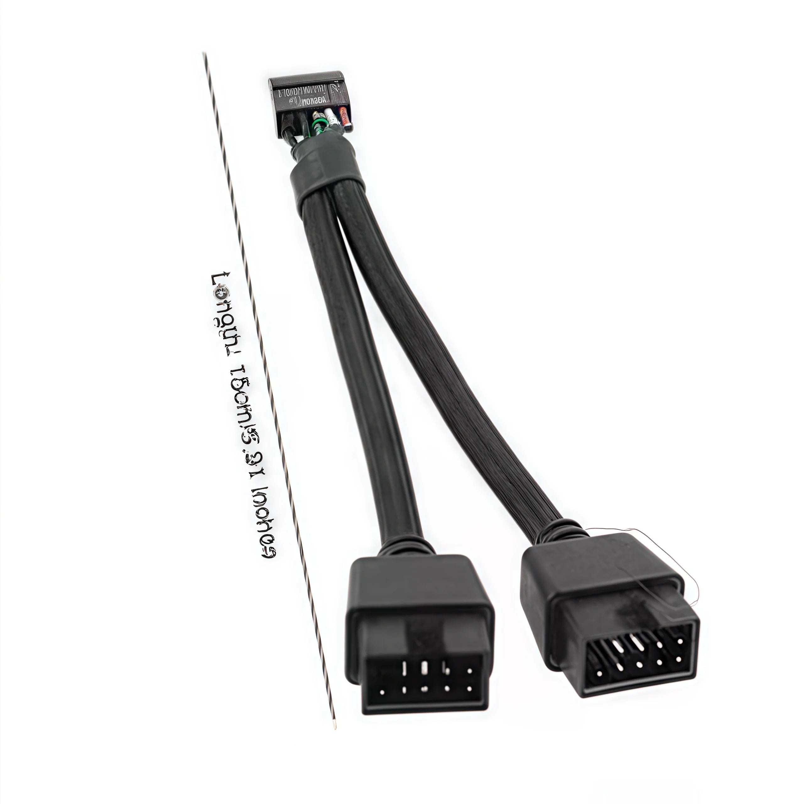 12cm 9-Pin USB 2.0 Y Splitter Cable - Female to Dual Male Motherboard Extension for PC Front Panel Audio & HD