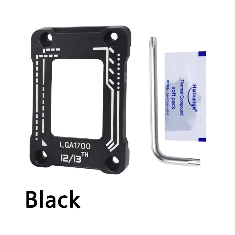 LGA1700 Socket Anti Bending Buckle CPU Bending Corrector Frame Aluminum CPU LGA 1700 Fastener For LGA1700 Motherboard