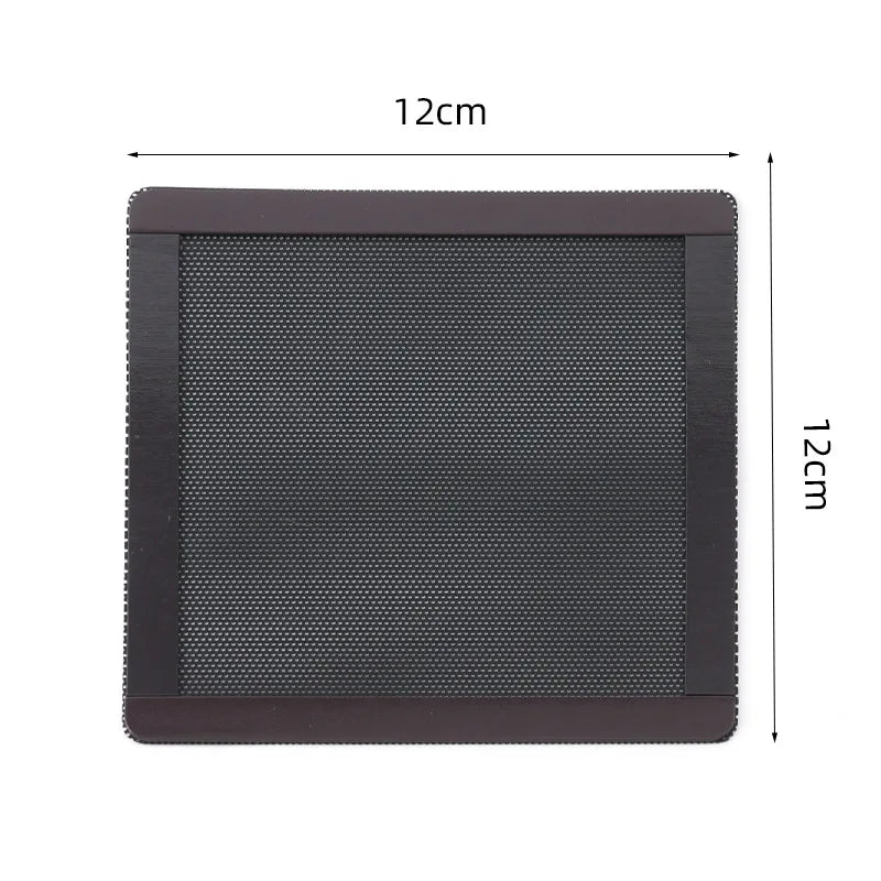 Coolcirc Magnetic Dustproof PVC Filter Mesh Covers for 12x12/24/36cm Computer Case Fan Dustproof Grill Universal Fit