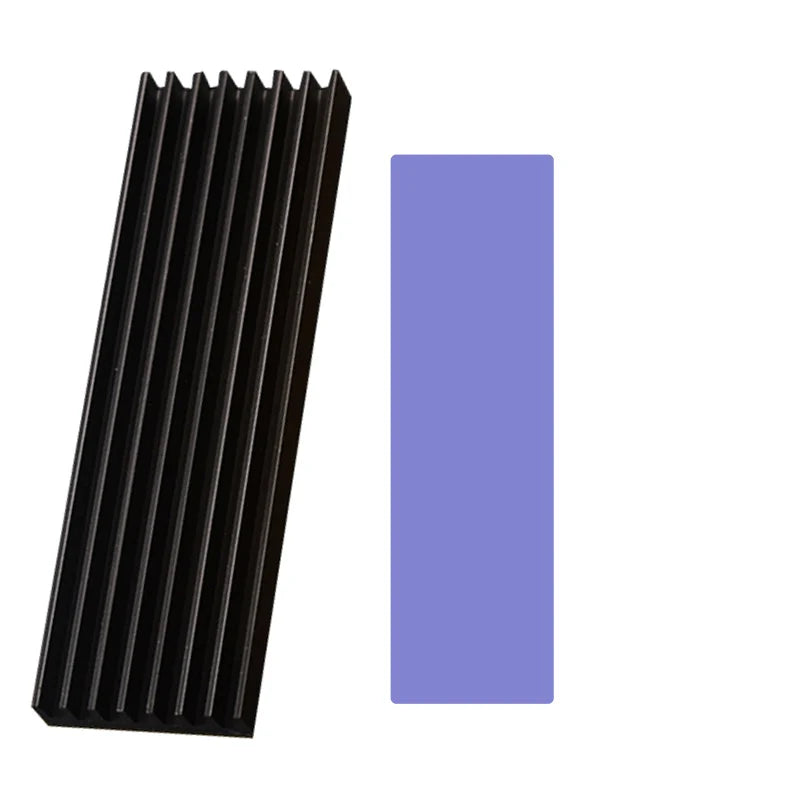 Coolcirc M.2 SSD solid state radiator All-aluminum Ultra-thin with heat pad Anodized Sandblasted For M.22280 hard disk