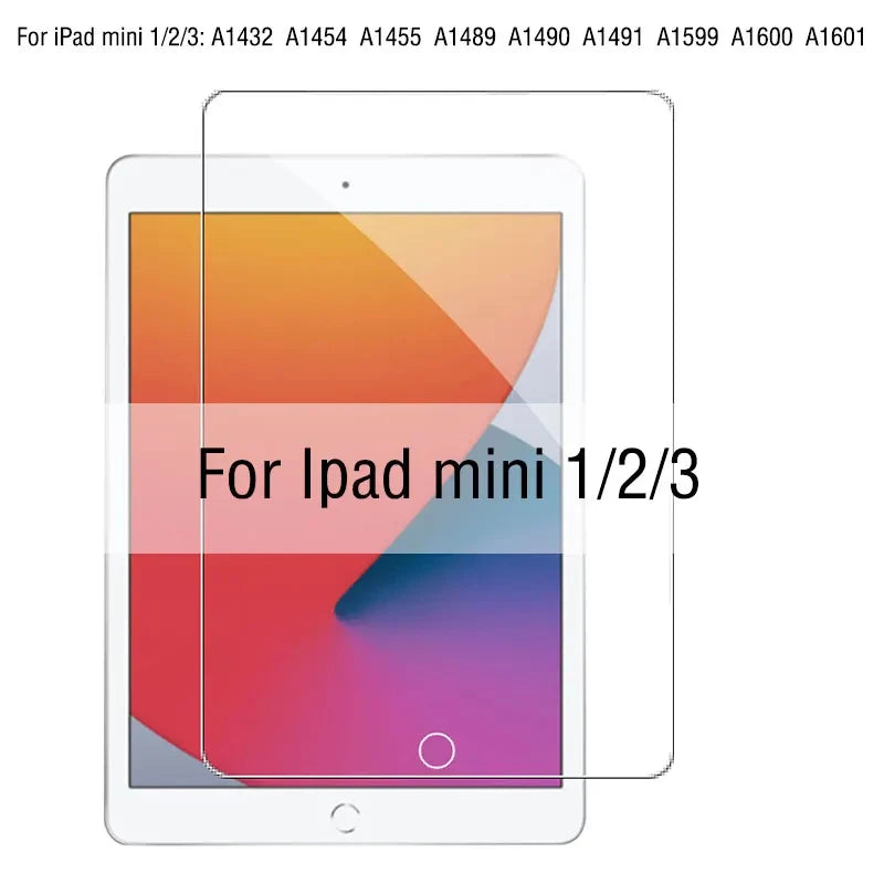 2pcs Tempered Glass Screen Protector for iPad Pro 12.9 11 air4 5 10.9 mini6 4 5 1 2 3 5th 6th 7th 8th 9th 10.2 10.5 9.7 2015