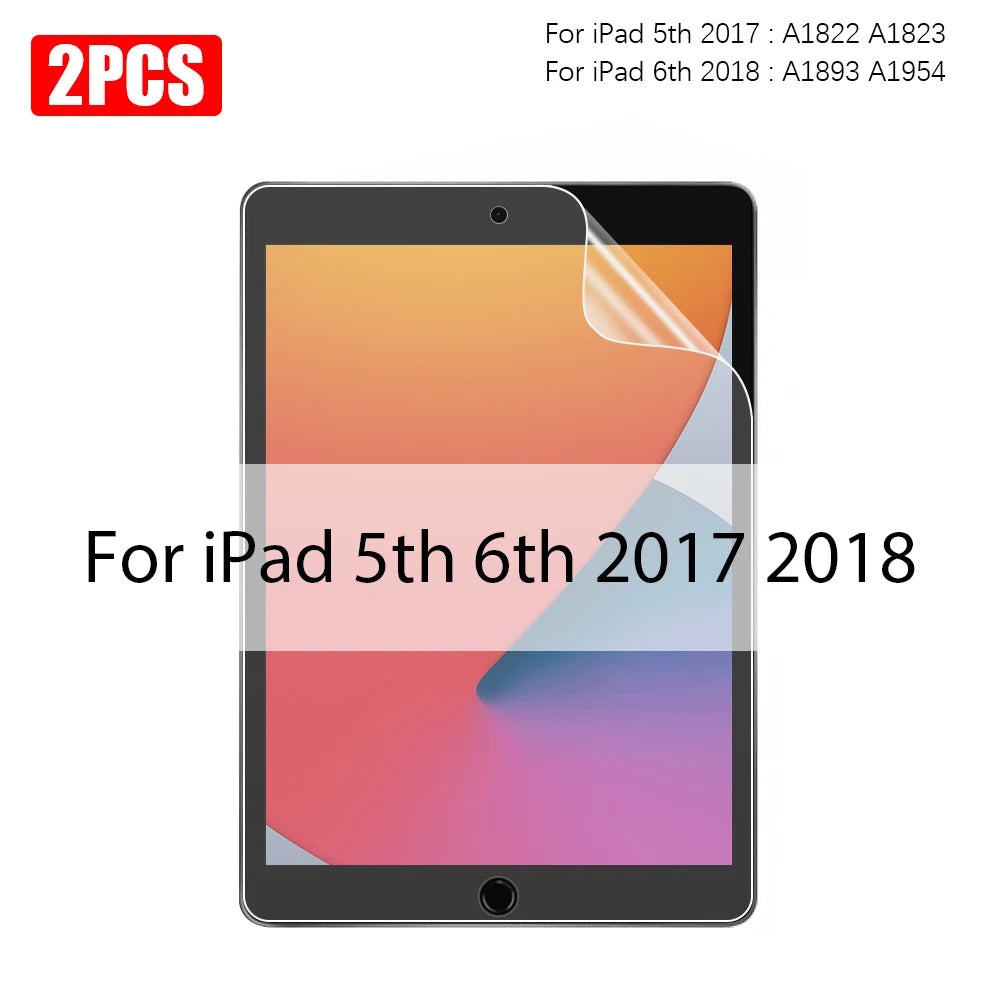 2PCS Paper Film Like For Ipad 10 10th Pro 13 M4 12.9 2025 Screen Protector For Ipad Air 11 5 4 M3 M2 A16 9th Generation Mini 6 7