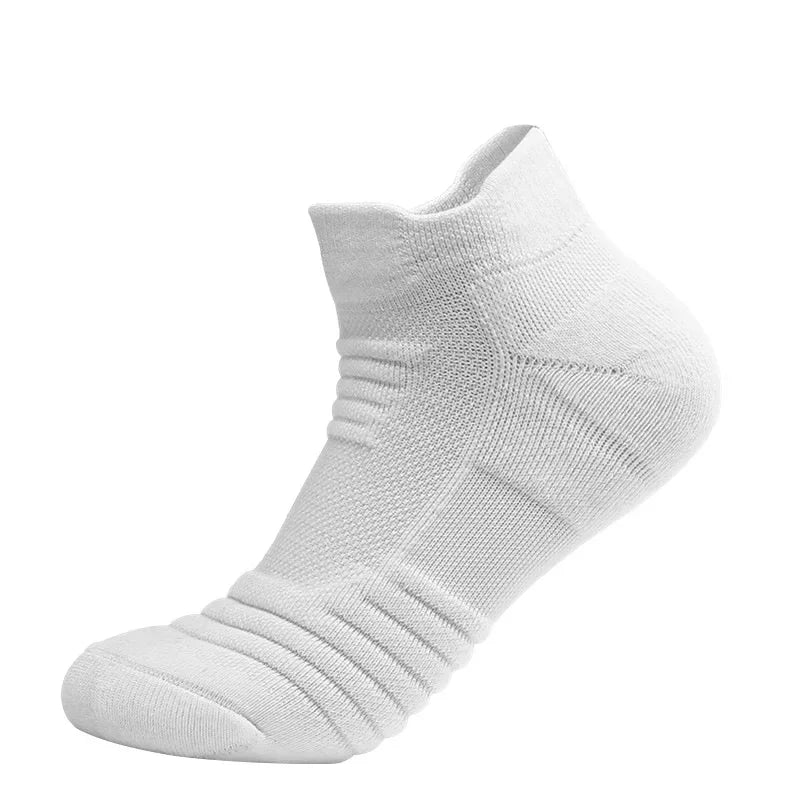 3 Pairs Men's Comfort Fit Cushion Performance Athletic Crew Socks For Outdoor Sports