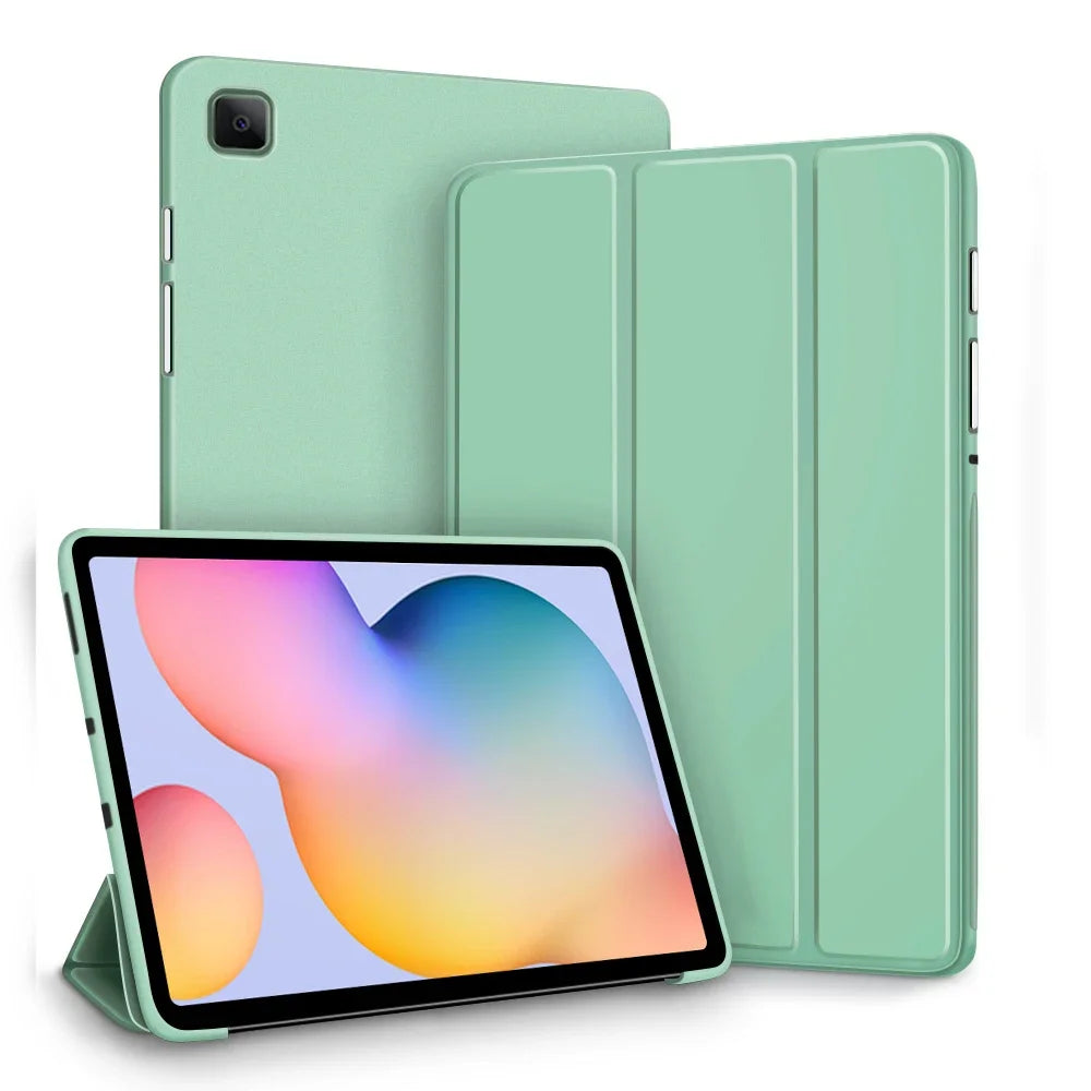 Case Fit Samsung Galaxy Tablet Case for S6 lite Tab A9 A8 A7 S7 S8 S9 and Plus FE Smart Auto Sleep Wake Function Silicone Cover