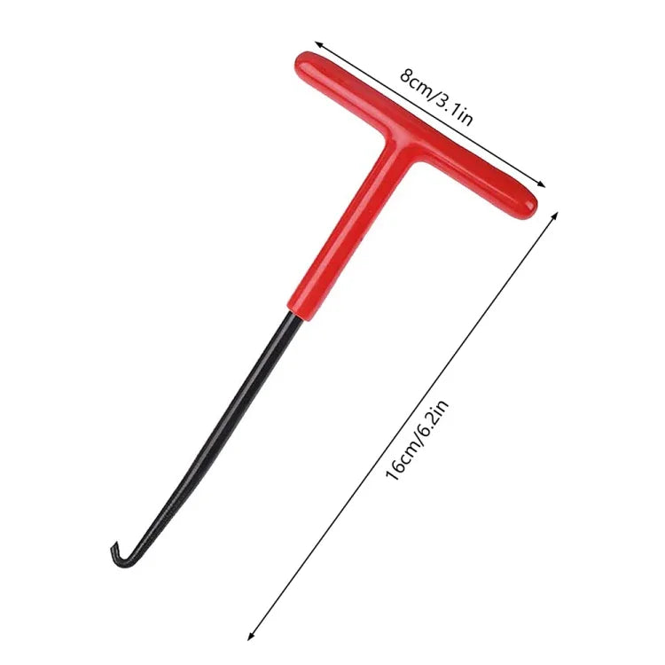 ISGTDRM Motorcycle Exhaust Spring Hook T Shaped Handle Exhaust Pipe Spring Puller Installer Hook Repair Tool for Springs Removal