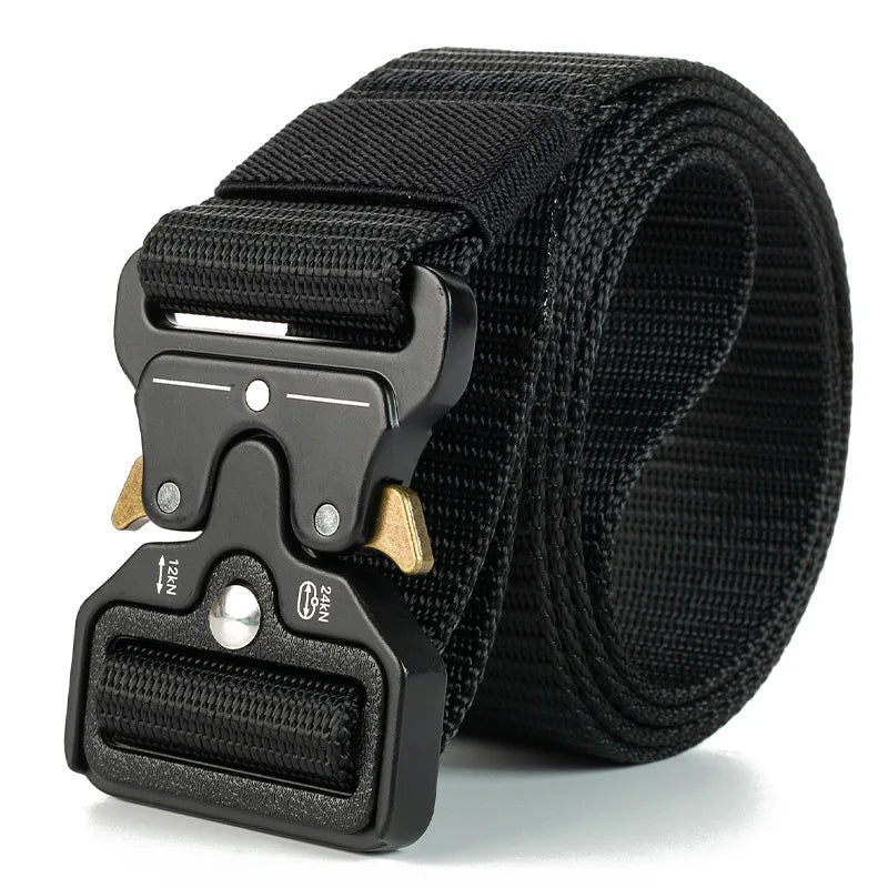 Outdoor Hunting Tactical Multi-Function Combat suryival canvas For Nylon Male Luxury Belts Neutral Belts
