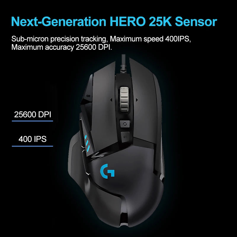 Logitech G502hero Master Wired Gaming Mouse 502 Esports Machinery Eat Chicken Macro CS Programming Peripheral