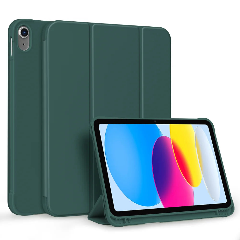 For iPad Mini 6 7 iPad Pro 11 M4 iPad Air 11 M2/M3 10th A16 for Air 5/6/7/8 10.2 9.7 10.9 Shockpro Case with Side Pencil Holder