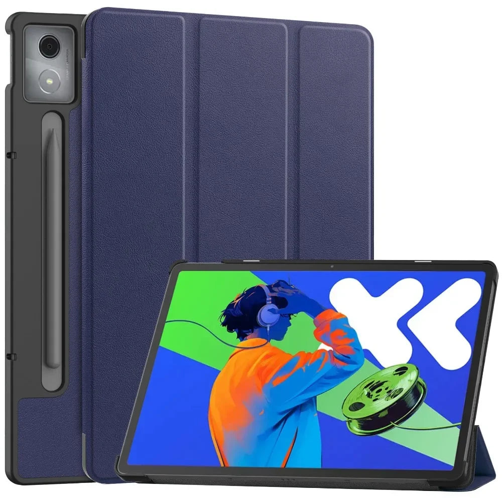 For Xiaoxin Pad Pro 12.7 2025 Tri-Folding Stand Smart Tablet Case for Lenovo XiaoxinPad Xiaoxin Pad Pro 12.7 2025 Cover funda