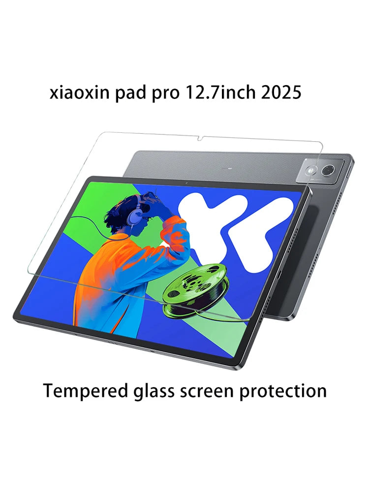 2PCS Tempered Glass For Lenovo Xiaoxin Pad Pro 12.7 2023 2024 2025 Screen Protector For Xiaoxin Pad 2024 11 inch Film