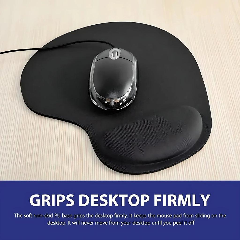 Ergonomic Wrist Rest Mouse Pad Comfortable Wrist Support Non Slip Mice Mat Soft Mousepad For PC Laptop Computer
