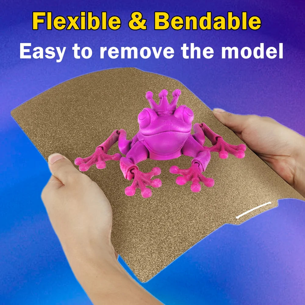 Magnetic PEI Powder Sheet 235/250/310/350/220mm Double Sided Spring Steel Sheet Textured For Ender 3 CR10 P1P SW-X1 Build Plate