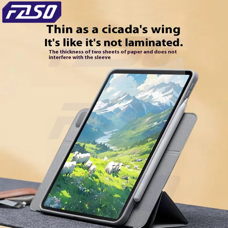 FASO 3Pcs Paper Feel Like Screen Protector For ipad Air 11 Pro 13 2024 10th 9th Generation 8 7 6 Air 5 4 Pro 11 12.9 10.5