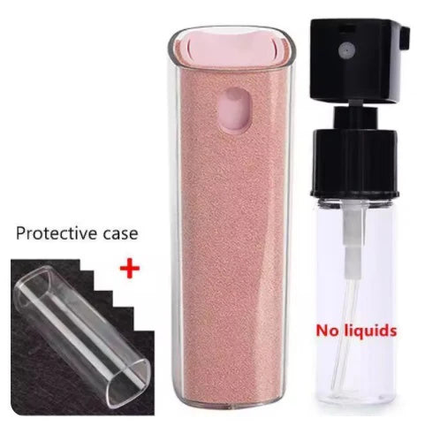 2 in 1 Microfiber Screen Cleaner Spray Bottle Mobile Phone Tablet Computer Microfiber Cloth Cleaning Wipes For iPhone Samsung Mi