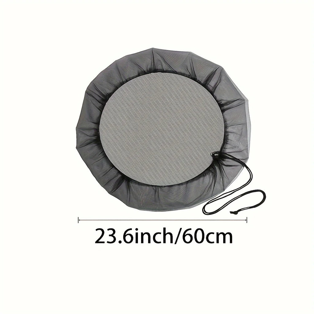 Rain Barrels Screen Water Bucket Covers,Rainwater Collector Tank Net Cover,Rain Water Collection Bucket Netting with Drawstring