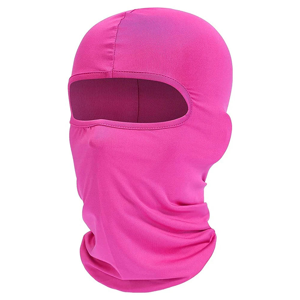Motorcycle Balaclava Sun Protection Full Face Mask Breathable Mesh Airsoft Mask Balaclava Bicycle Cycling Head Cover Unde