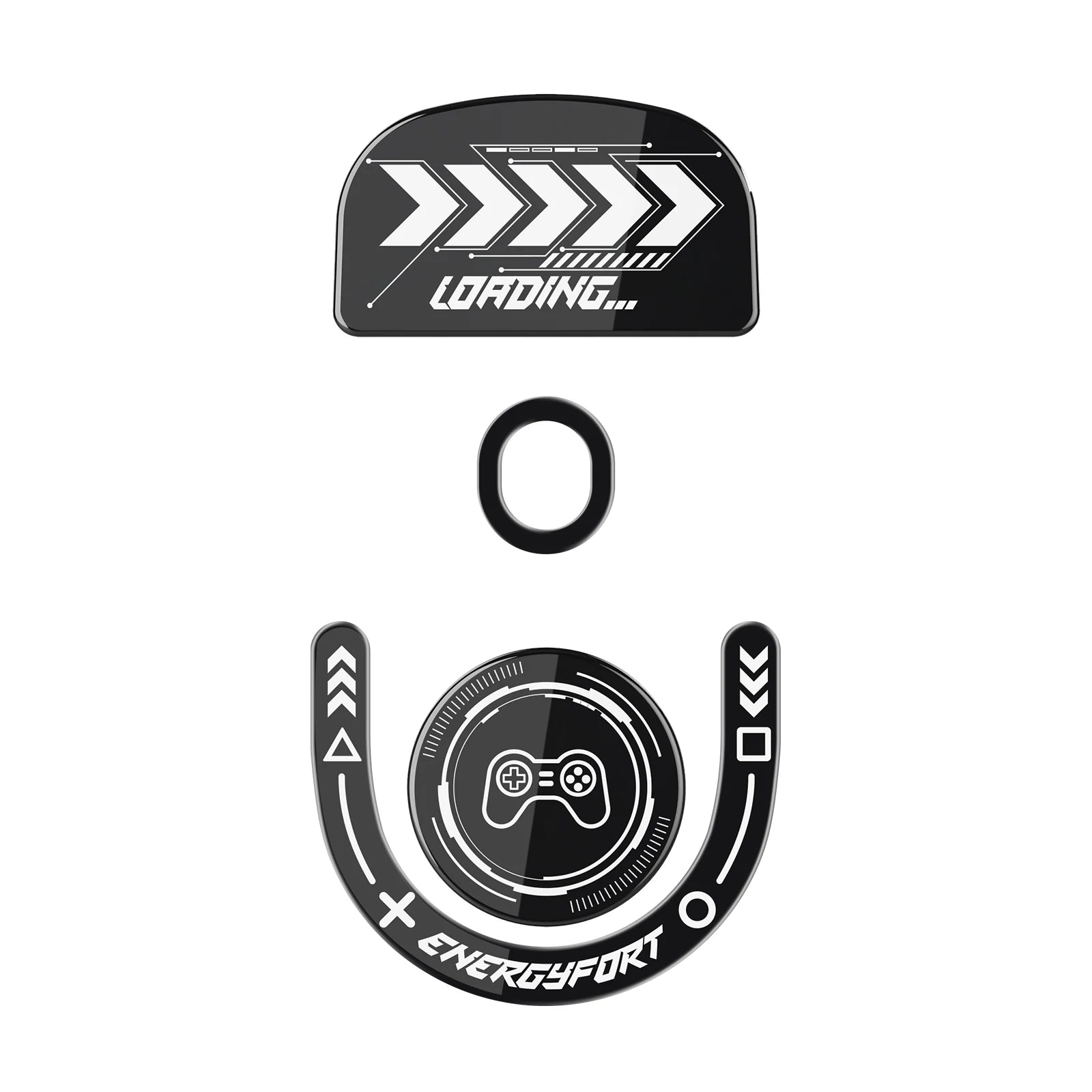 Mouse Feet Skates for Logitech G Pro X Superlight 2 Wireless Gaming Mouse Rounded Curved Edges Glass Mouse feet Replacement